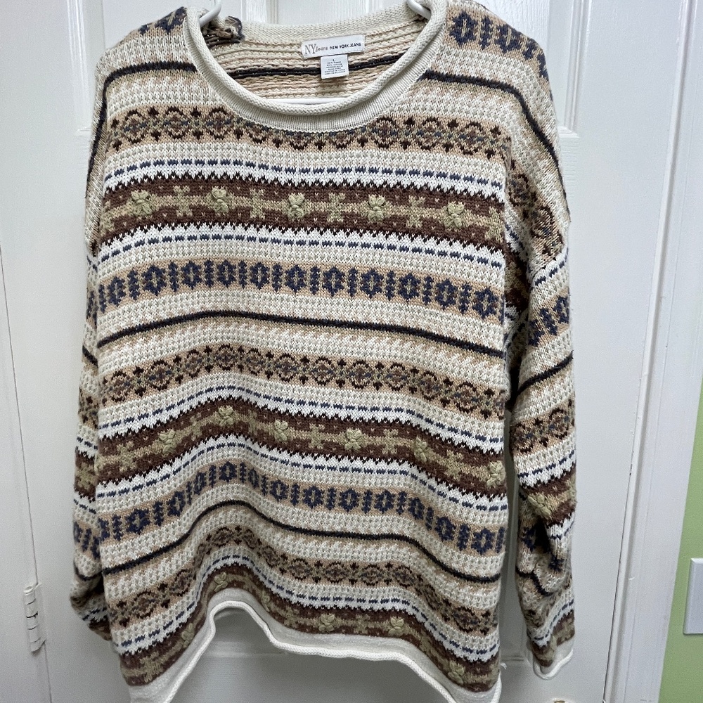 Women's NY Jeans Sweater L